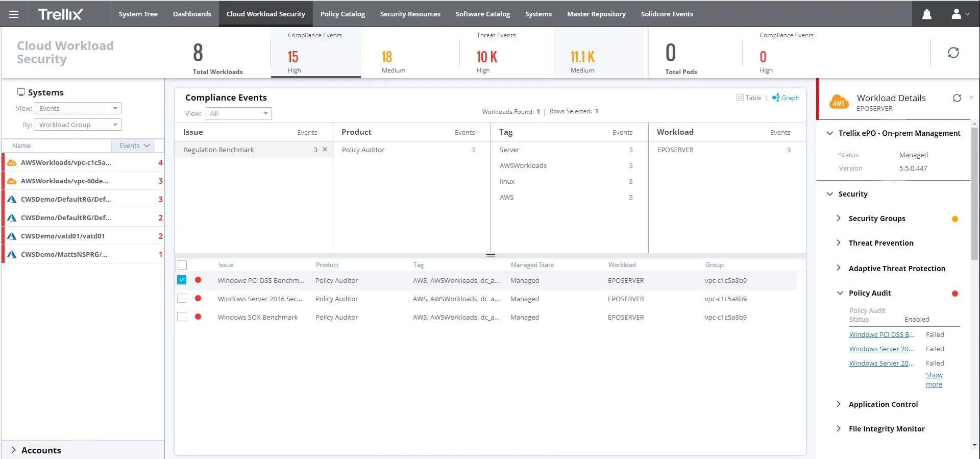 Trellix Cloud Workload Security Tour 3