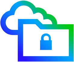 Folder Lock Cloud Icon