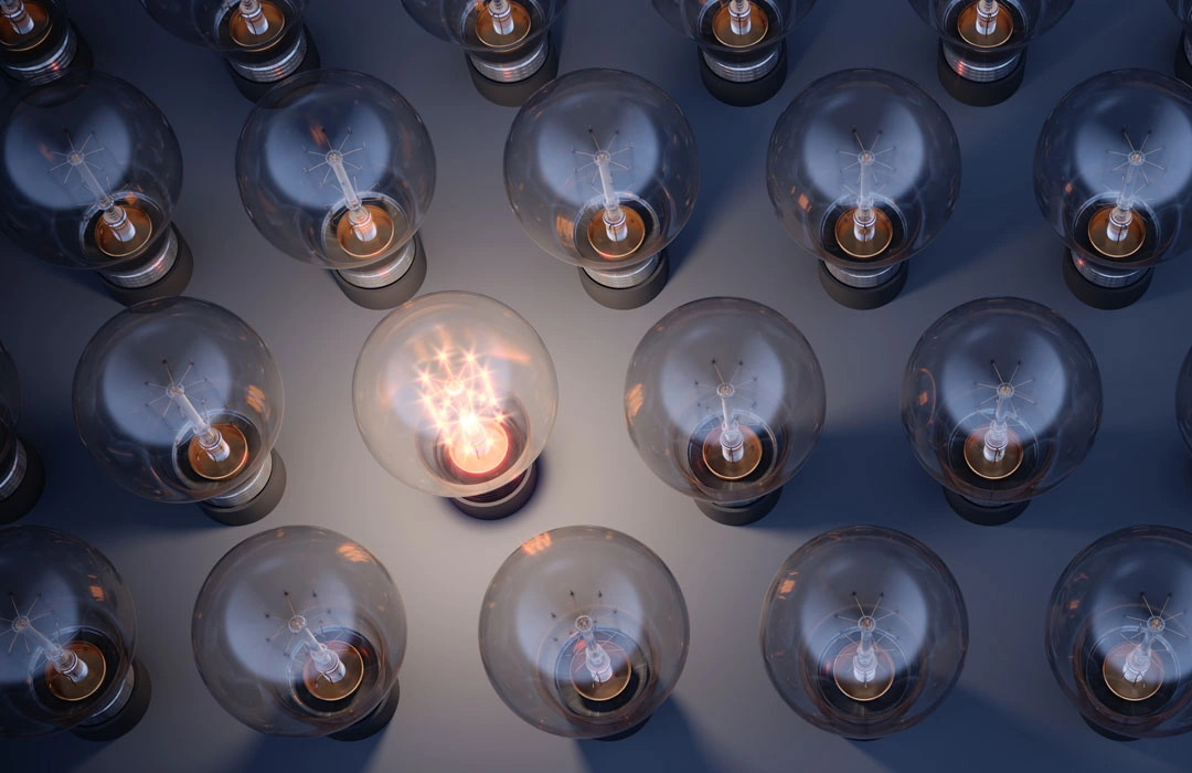 Light Bulb Wall